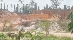 Tambang Akuari Ilegal di Km 18 Garuda Sakti Bebas Beroperasi Usai Dirazia Polisi